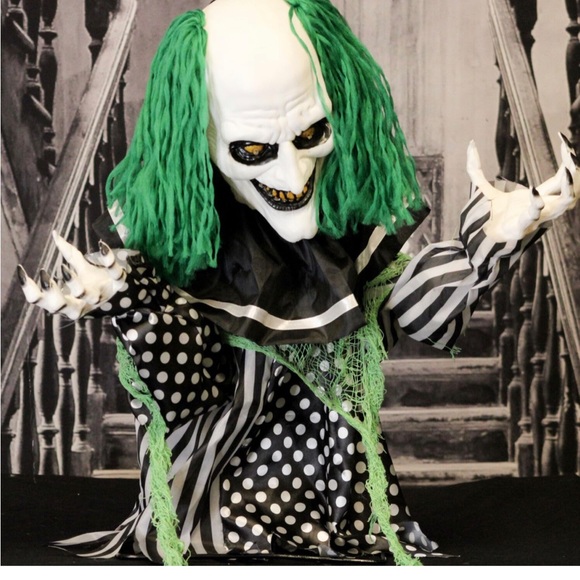 Animated Talking Groundbreaker Clown Prop Touch Activated Lights/sounds 23.6in - Picture 7 of 7